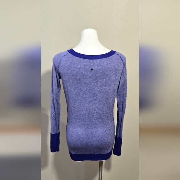 Lululemon Chai Time Pullover IIHeathered Pigment Blue / Pigment Blue White - Picture 9 of 13